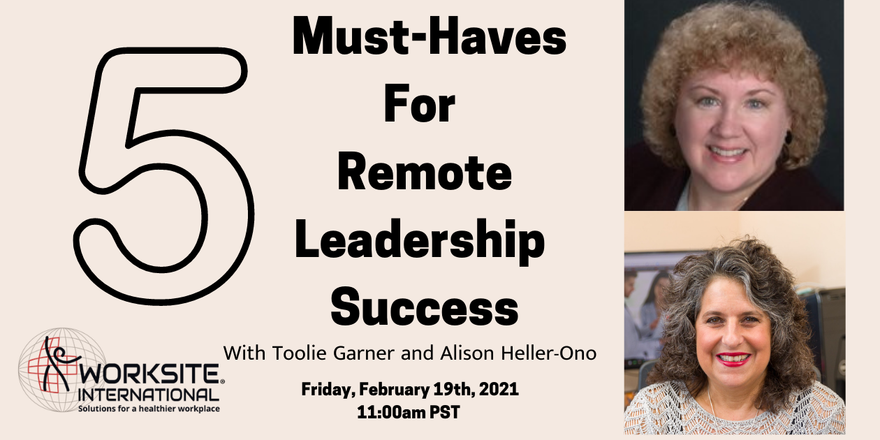 Five Must-Haves For Remote Leadership Success