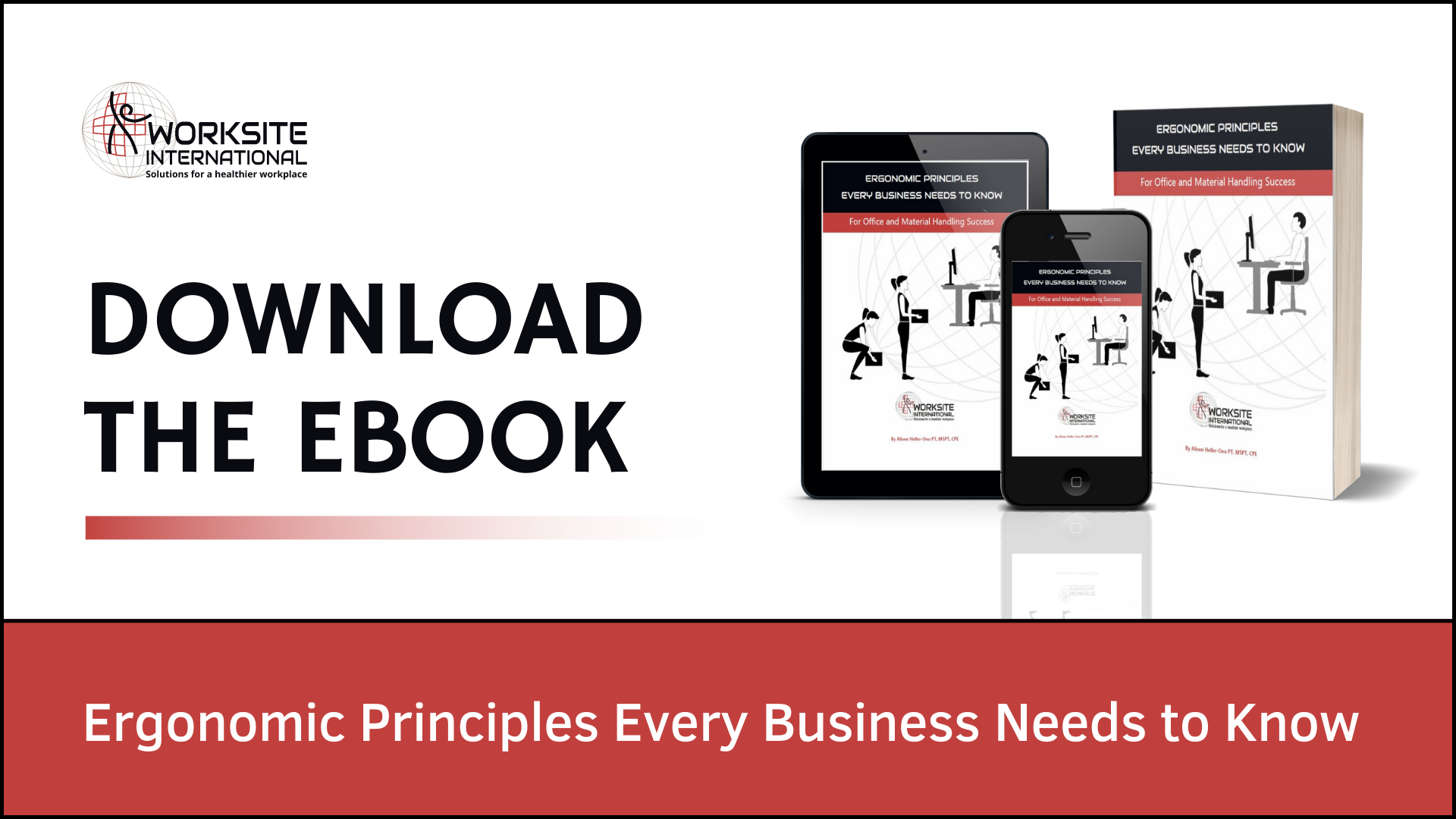 Download the ebook, ergonomic principles every business needs to know