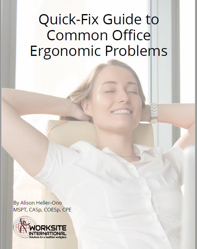 Quick Fix Guide to Common Office Ergonomic Problems