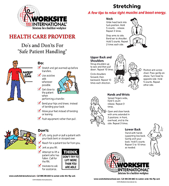 Safe Patient Handling Health Care Provider